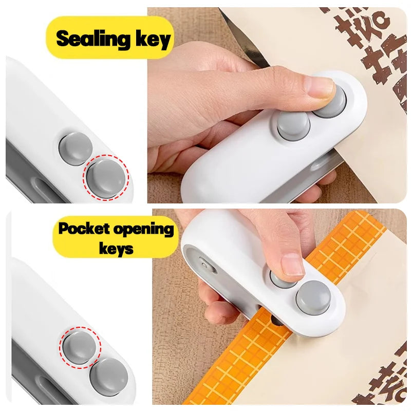 Seladora de Sacos 2 em 1 - Recarregável USB